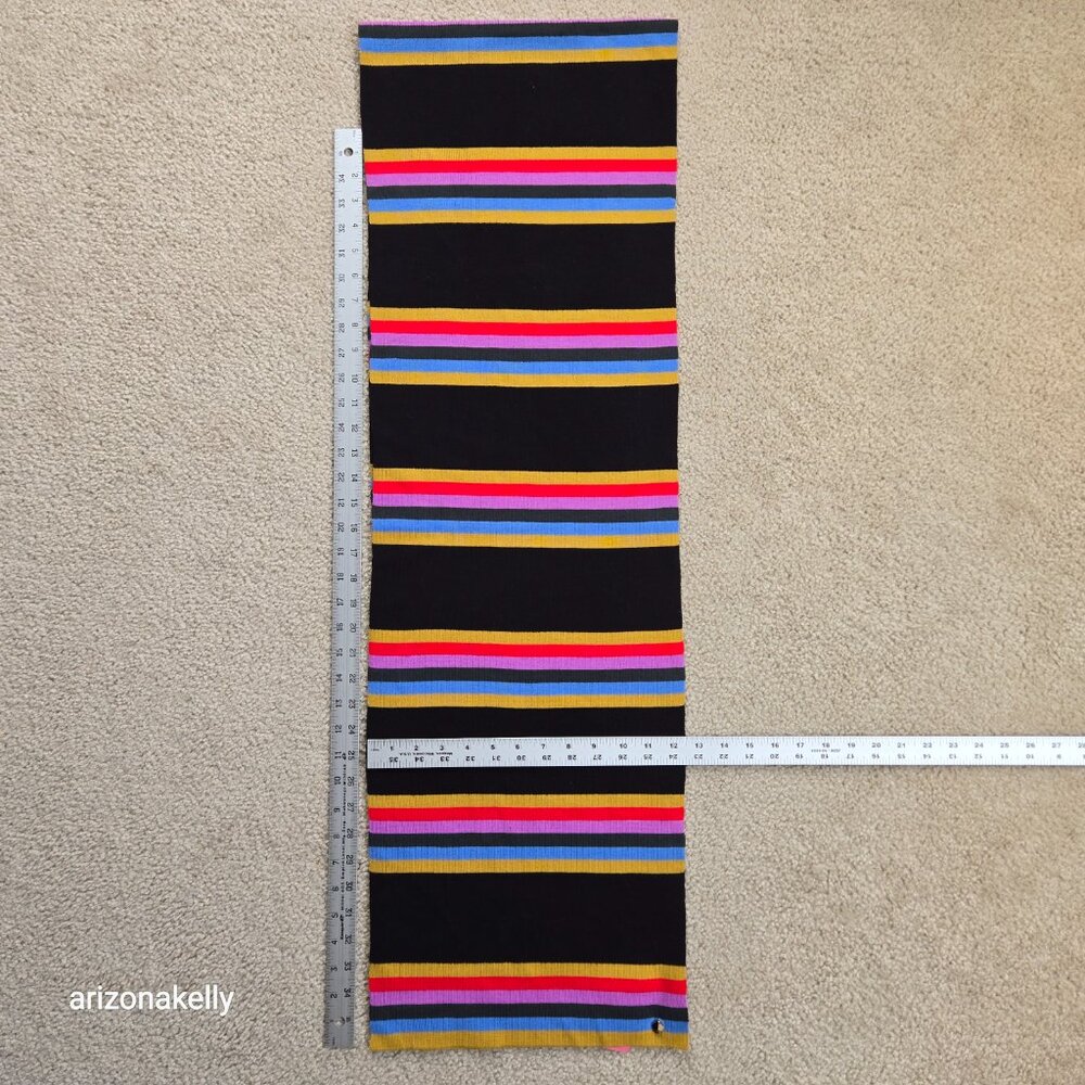 NWT Kate Spade Multi Stripe Wool Blend Scarf - Picture 7 of 12